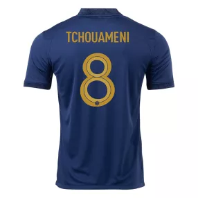 TCHOUAMENI #8 France Football Shirt Home 2022 - bestfootballkits