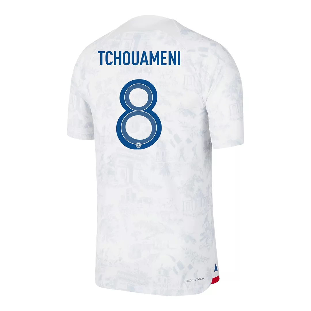 Authentic TCHOUAMENI #8 France Football Shirt Away 2022