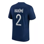 Authentic HAKIMI #2 PSG Football Shirt Home 2022/23 - bestfootballkits