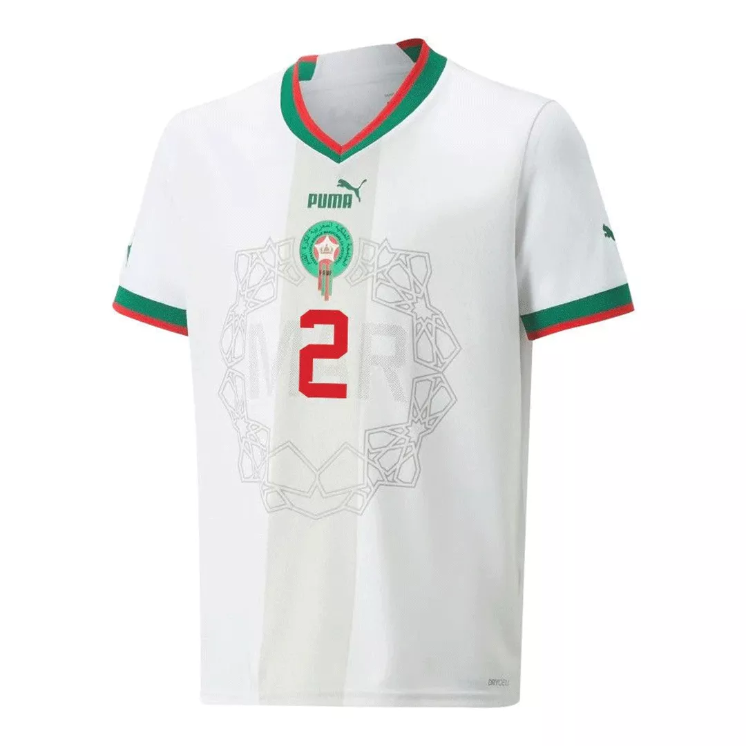 HAKIMI #2 Morocco Football Shirt Away 2022