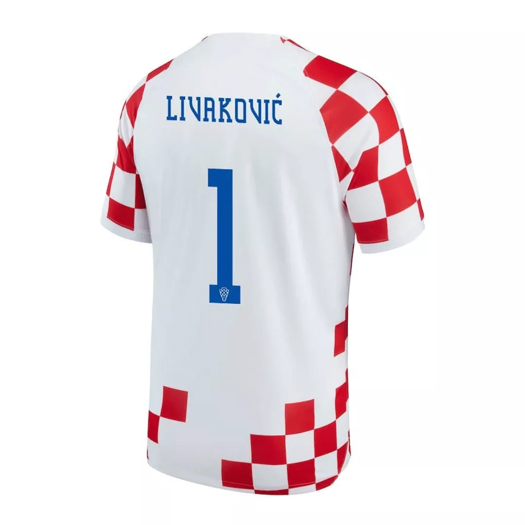 LIVAKOVIĆ #1 Croatia Football Shirt Home 2022