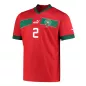 HAKIMI #2 Morocco Football Shirt Home 2022 - bestfootballkits