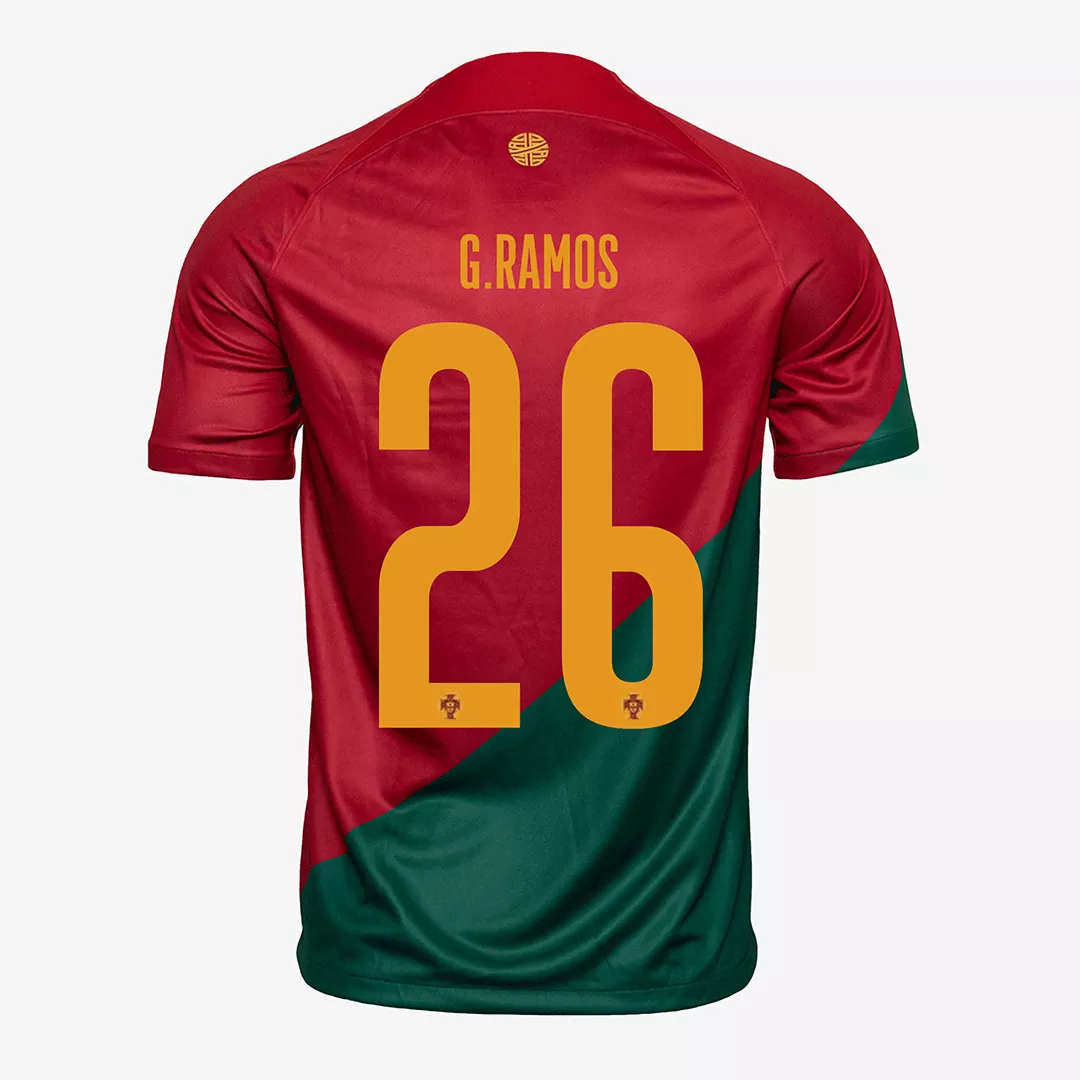 G.RAMOS #26 Portugal Football Shirt Home 2022