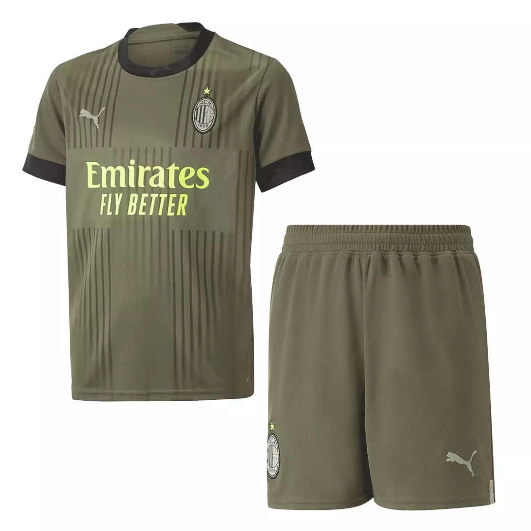 AC Milan Football Mini Kit (Shirt+Shorts) Third Away 2022/23