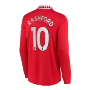 RASHFORD #10 Manchester United Long Sleeve Football Shirt Home 2022/23 - bestfootballkits