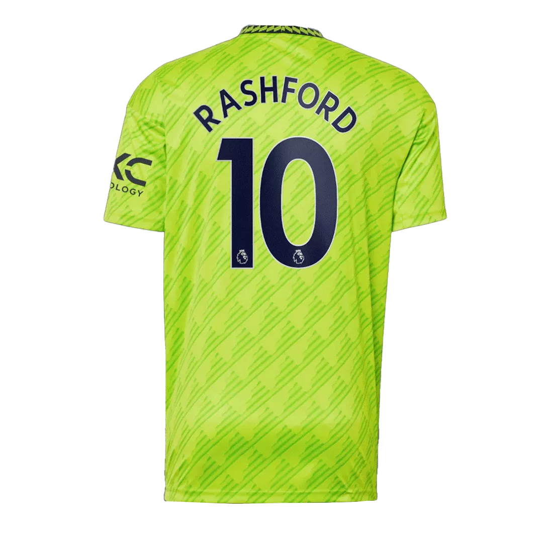 RASHFORD #10 Manchester United Football Shirt Third Away 2022/23