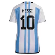 Women's MESSI #10 Argentina Football Shirt Home 2022 - bestfootballkits