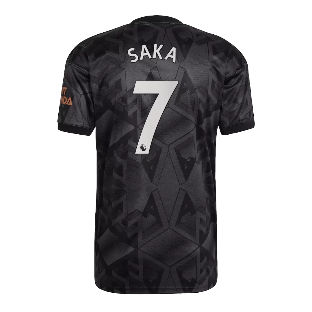 SAKA #7 Arsenal Football Shirt Away 2022/23