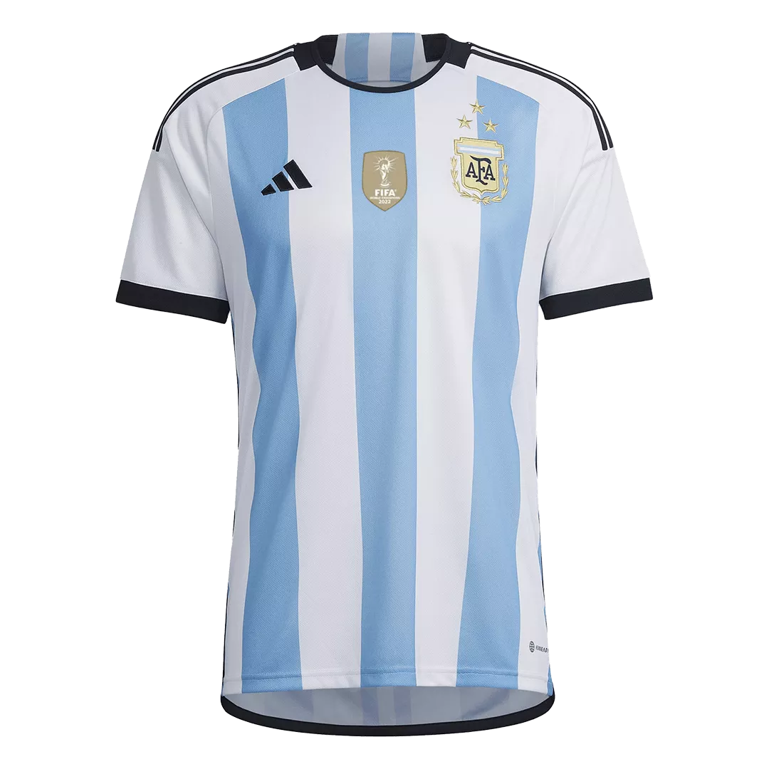 Authentic Argentina 3 Stars Football Shirt Home 2022