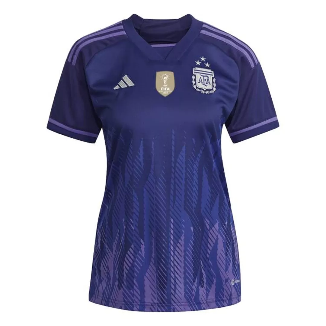 Women's Argentina 3 Stars Football Shirt Away 2022