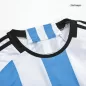 SignMESSI #10 Argentina 3 Stars Football Shirt Home 2022 - bestfootballkits