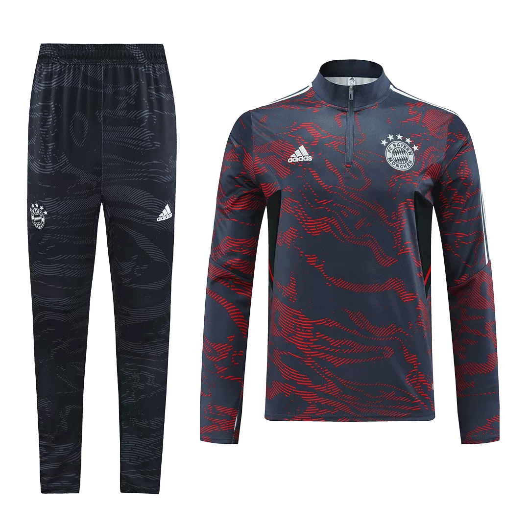 Bayern Munich Zipper Sweatshirt Kit(Top+Pants) 2022/23