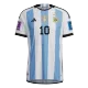 Authentic SignMESSI #10 Argentina Football Shirt Home 2022 - bestfootballkits