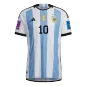 Authentic SignMESSI #10 Argentina Football Shirt Home 2022 - bestfootballkits