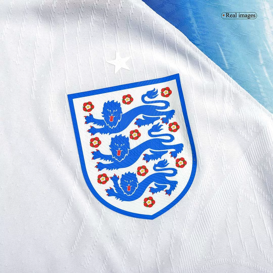 Authentic England Long Sleeve Football Shirt Home 2022 - bestfootballkits