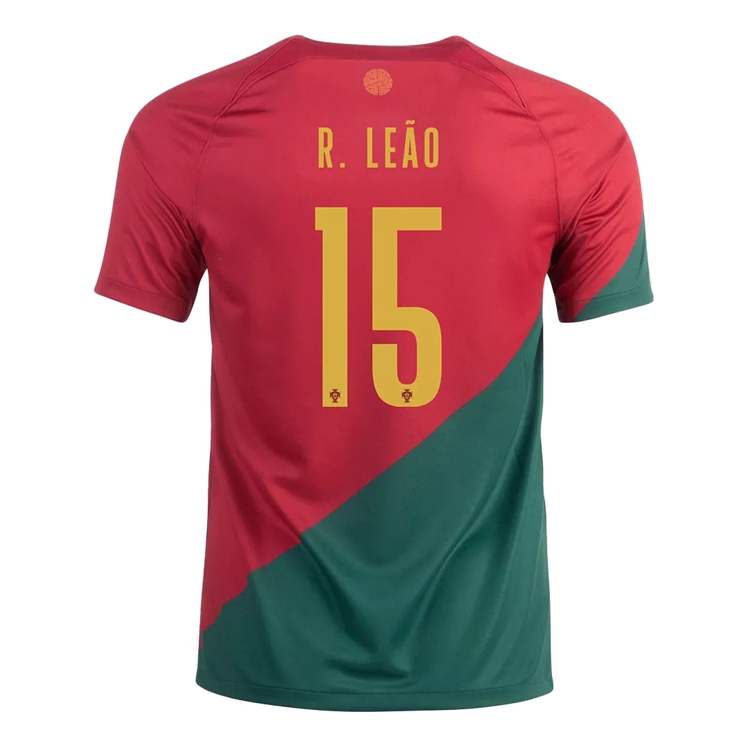 R. LEÃO #15 Portugal Football Shirt Home 2022
