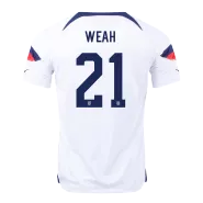 WEAH #21 USA Football Shirt Home 2022 - bestfootballkits