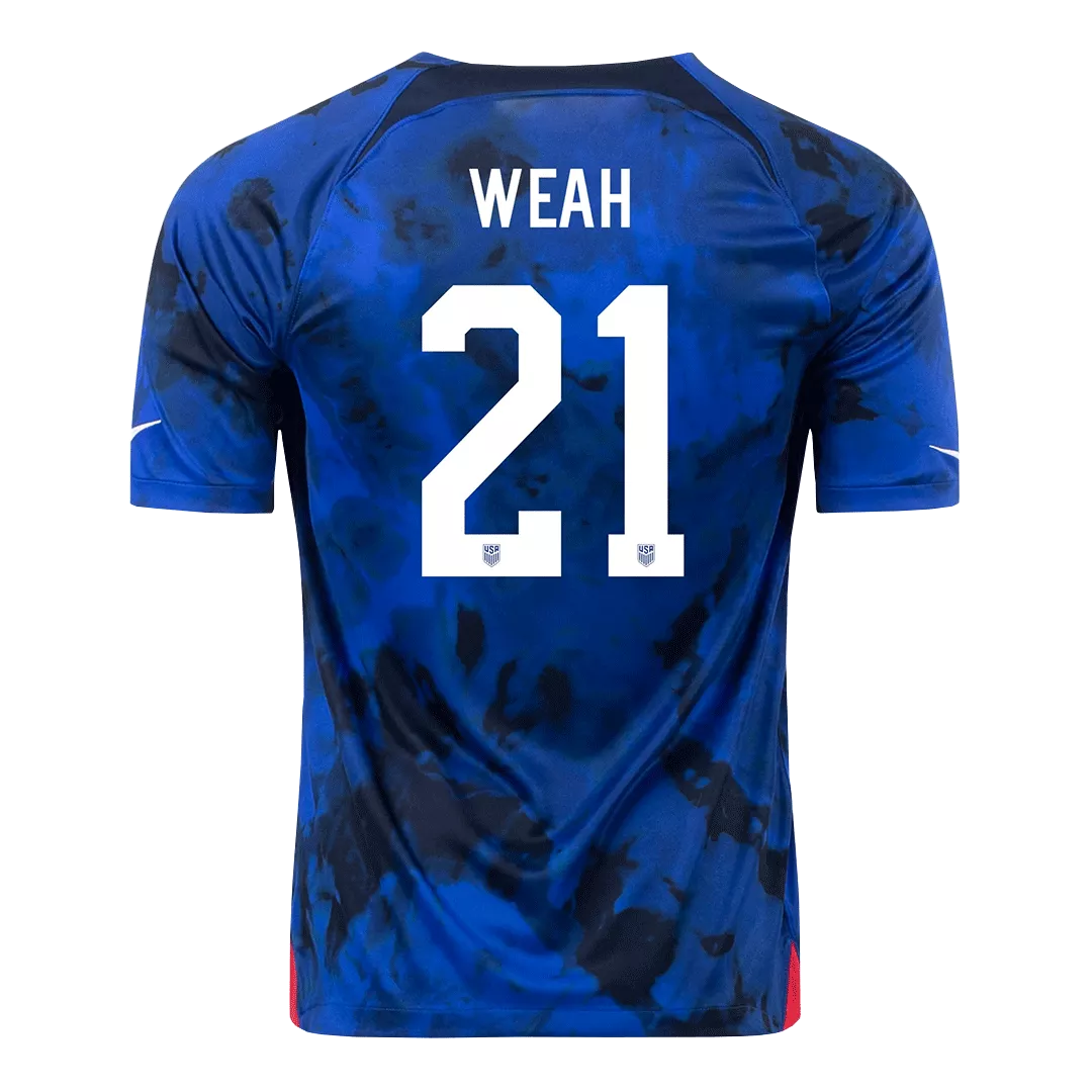 WEAH #21 USA Football Shirt Away 2022