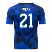 WEAH #21 USA Football Shirt Away 2022 - bestfootballkits