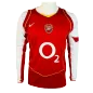 Arsenal Classic Football Shirt Home Long Sleeve 2004/05 - bestfootballkits