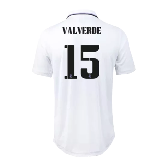 Authentic VALVERDE #15 Real Madrid Football Shirt Home 2022/23 - bestfootballkits