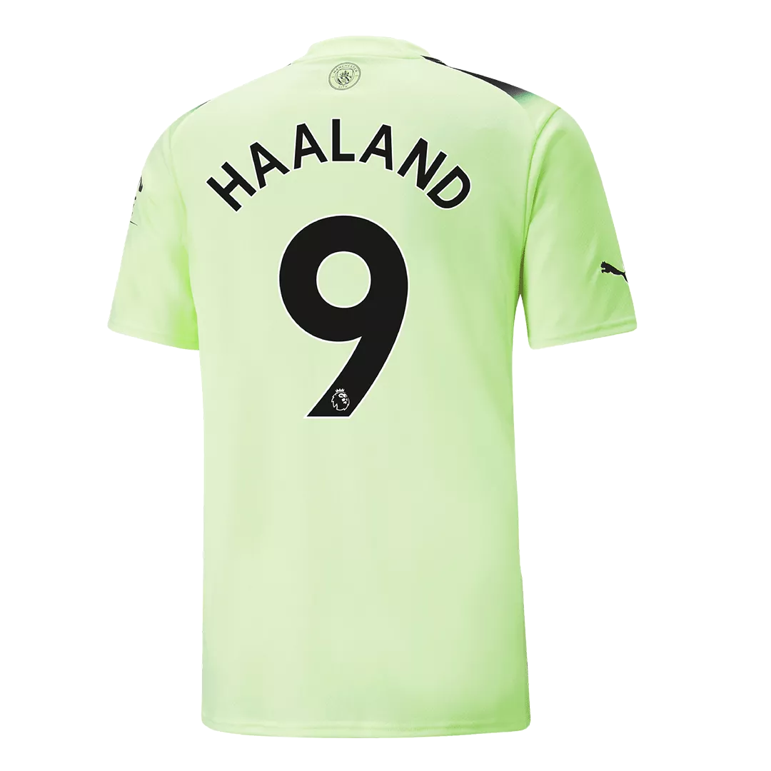 HAALAND #9 Manchester City Football Shirt Third Away 2022/23
