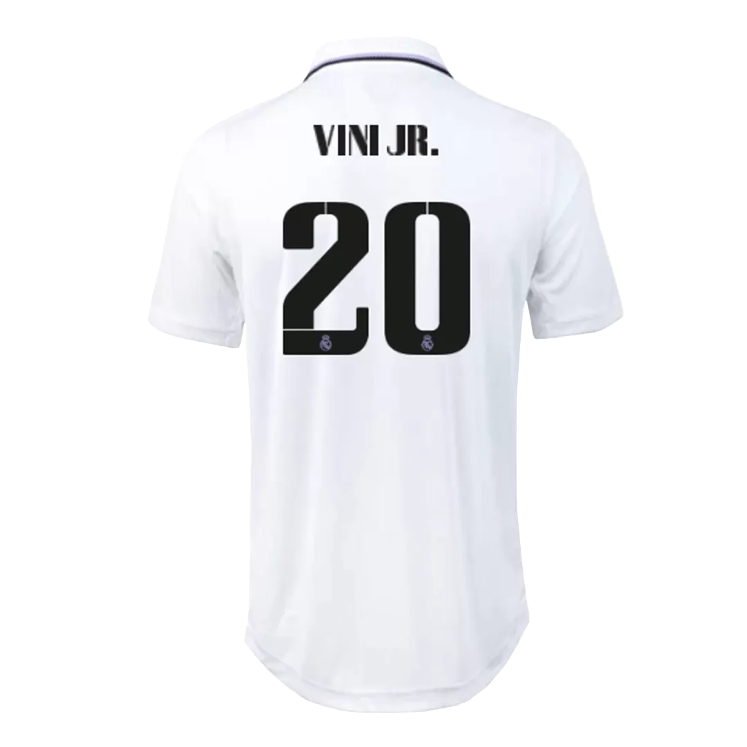 Authentic VINI JR. #20 Real Madrid Football Shirt Home 2022/23