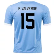 F. VALVERDE #15 Uruguay Football Shirt Home 2022 - bestfootballkits