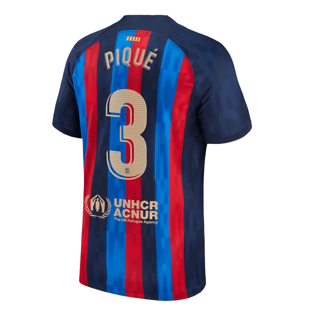 PIQUÉ #3 Barcelona Football Shirt Home 2022/23