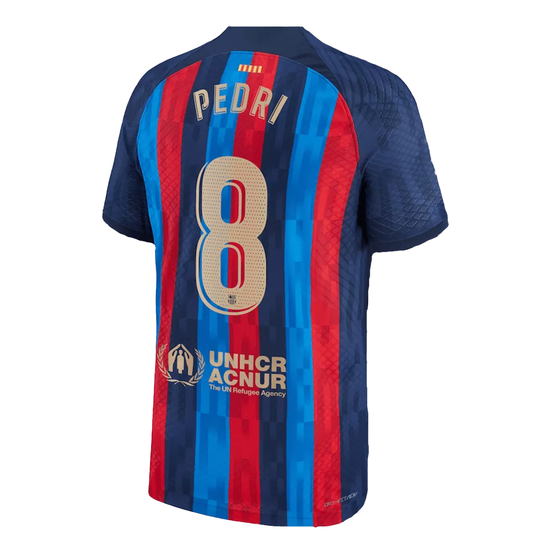 Authentic PEDRI #8 Barcelona Football Shirt Home 2022/23