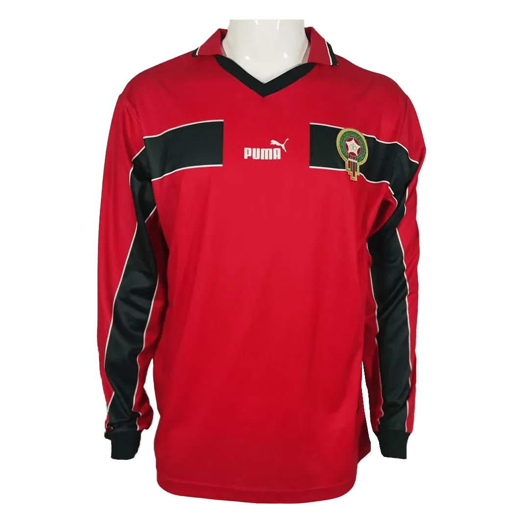 Morocco Long Sleeve Football Shirt Third Away 1998