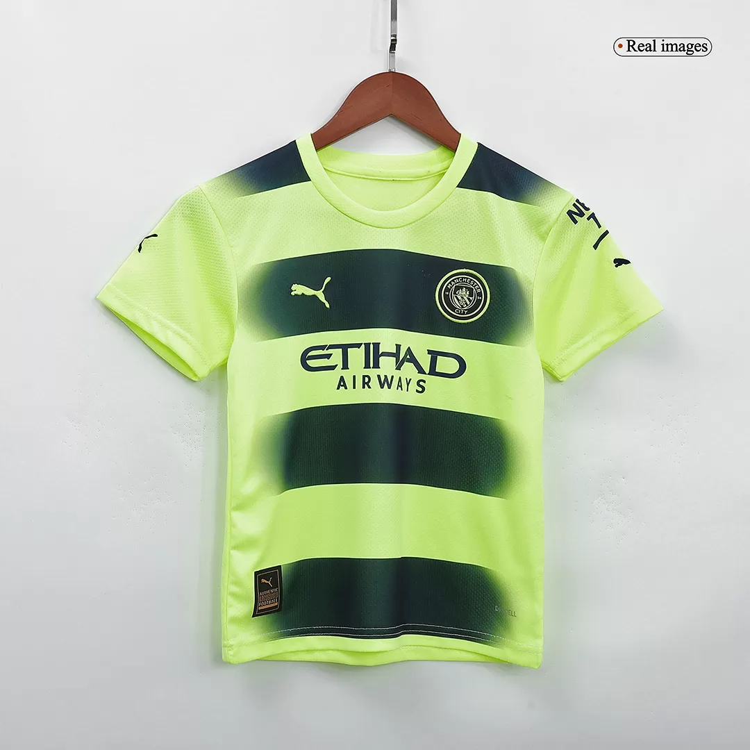 Manchester City Football Mini Kit (Shirt+Shorts) Third Away 2022/23 - bestfootballkits