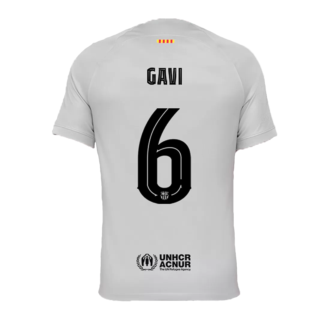 GAVI #6 Barcelona Football Shirt Third Away 2022/23 - UCL