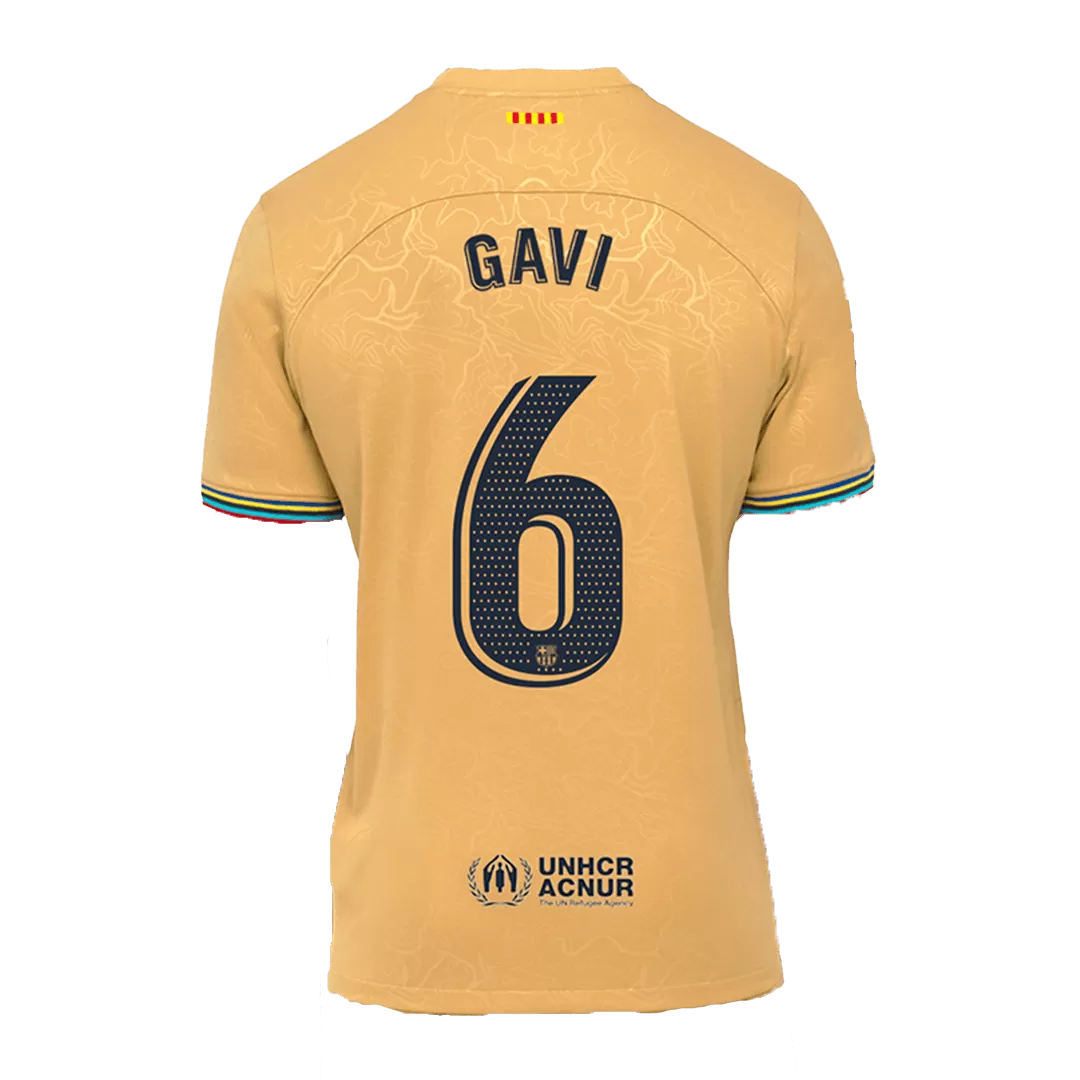 GAVI #6 Barcelona Football Shirt Away 2022/23