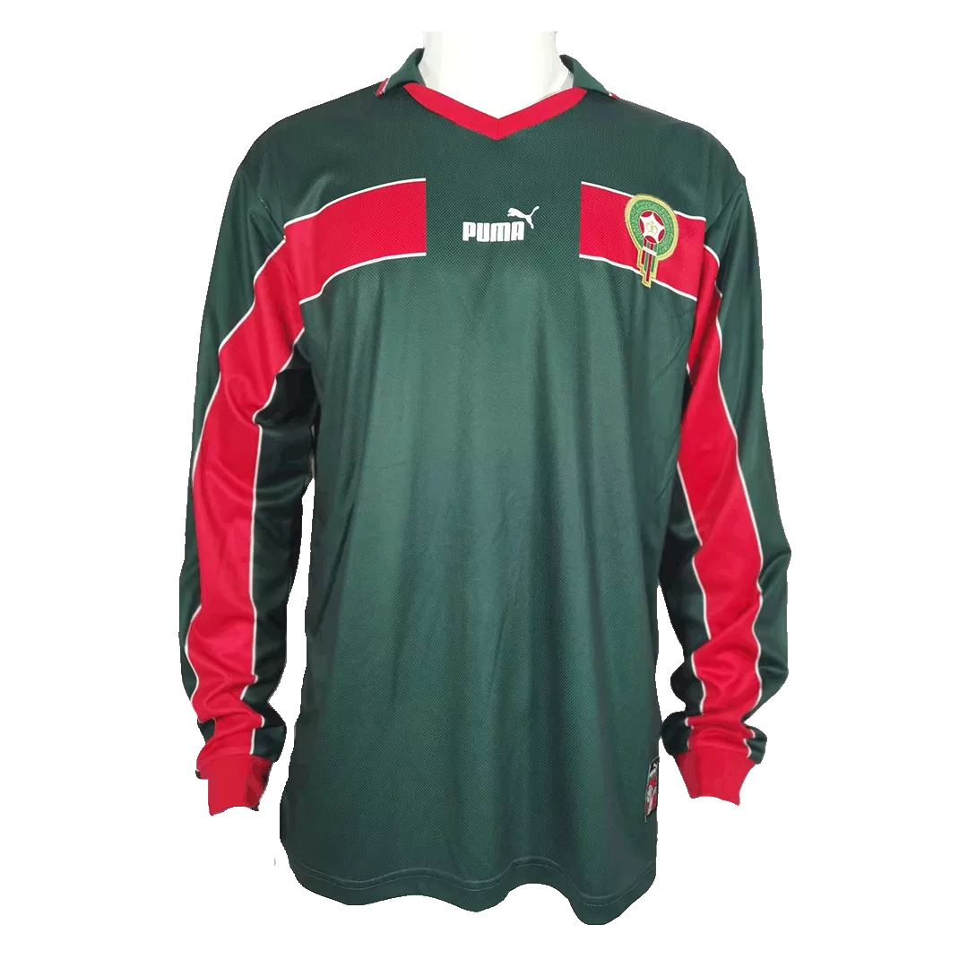 Morocco Long Sleeve Football Shirt Home 1998