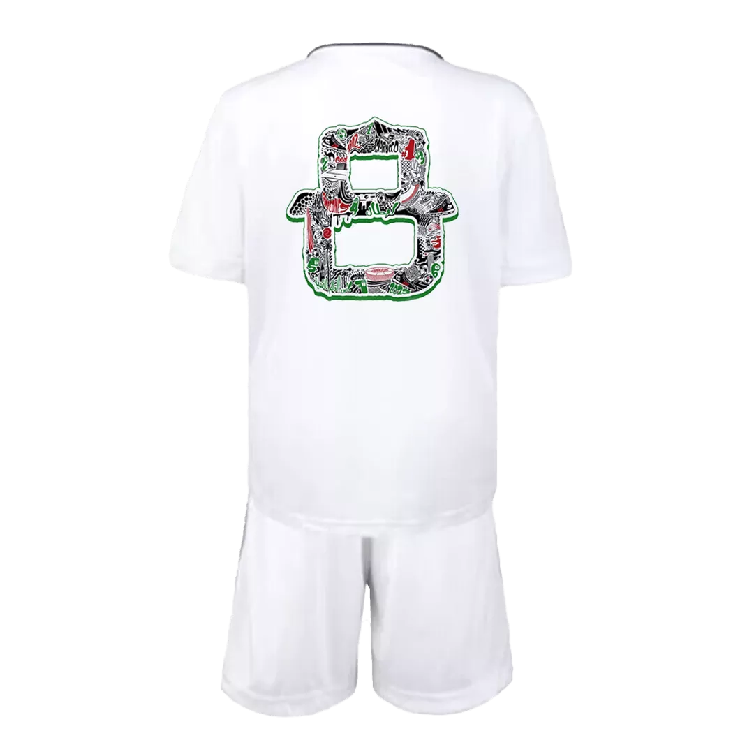 Unique #8 Real Madrid Football Mini Kit (Shirt+Shorts) 2022/23
