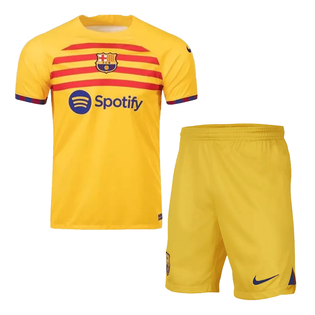 Barcelona Football Kit (Shirt+Shorts) Fourth Away 2022/23