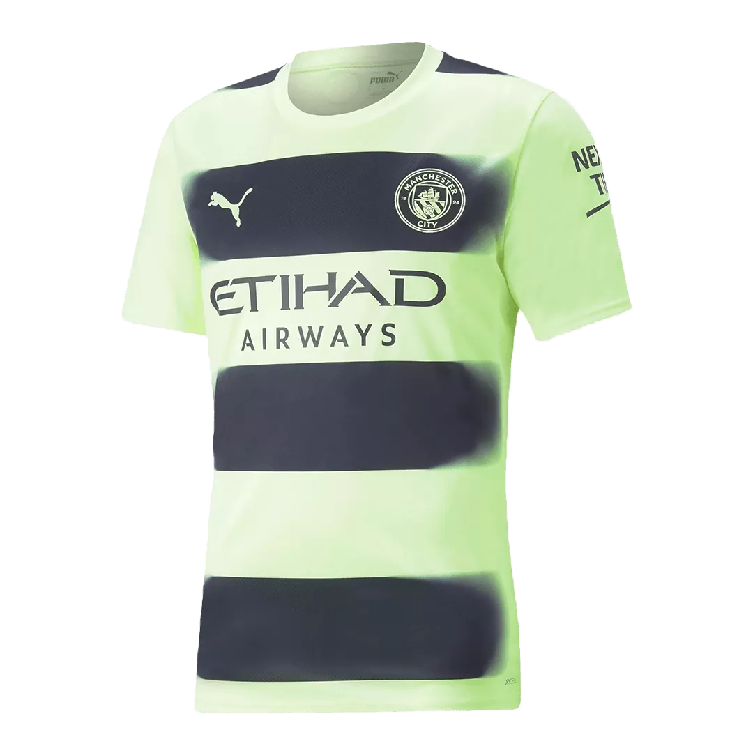 Authentic Manchester City Football Shirt Third Away 2022/23