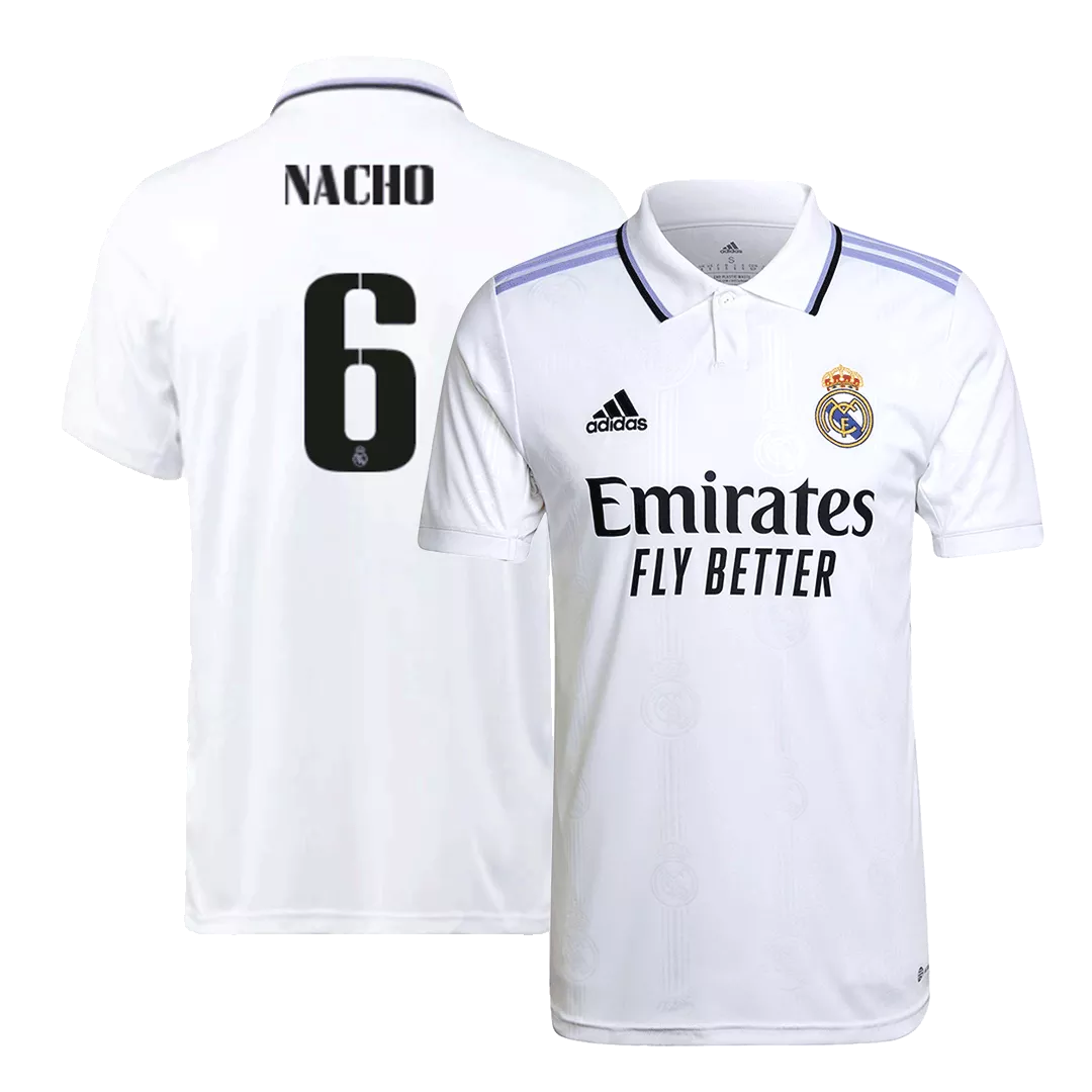 NACHO #6 Real Madrid Football Shirt Home 2022/23