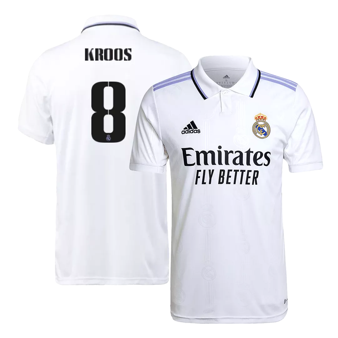 KROOS #8 Real Madrid Football Shirt Home 2022/23