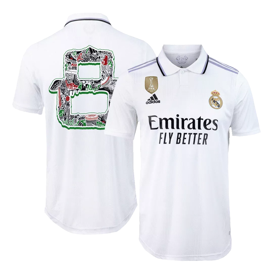 Authentic Unique #8 Real Madrid Football Shirt 2022/23 - Special Edition