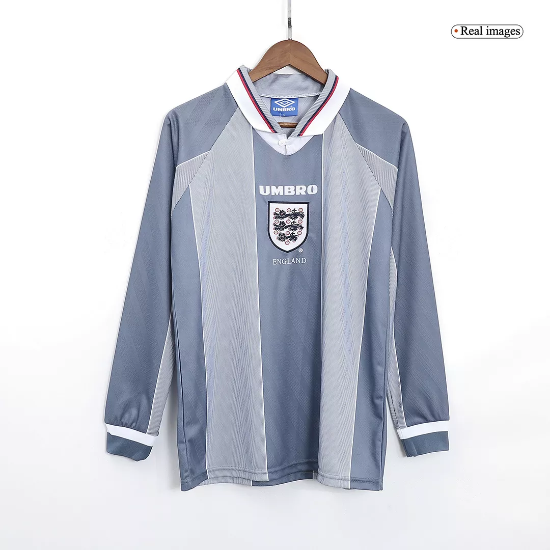 England Classic Football Shirt Away Long Sleeve 1996