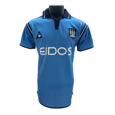 Manchester City Classic Football Shirt Home 2001/02 - bestfootballkits