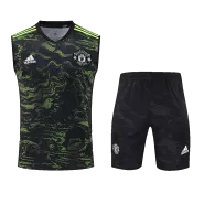 Manchester United Sleeveless Training Kit (Top+Shorts) 2022/23 - bestfootballkits