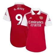 Women's G.JESUS #9 Arsenal Football Shirt Home 2022/23 - bestfootballkits