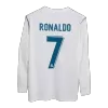 RONALDO #7 Real Madrid Classic Football Shirt Home Long Sleeve 2017/18 - bestfootballkits