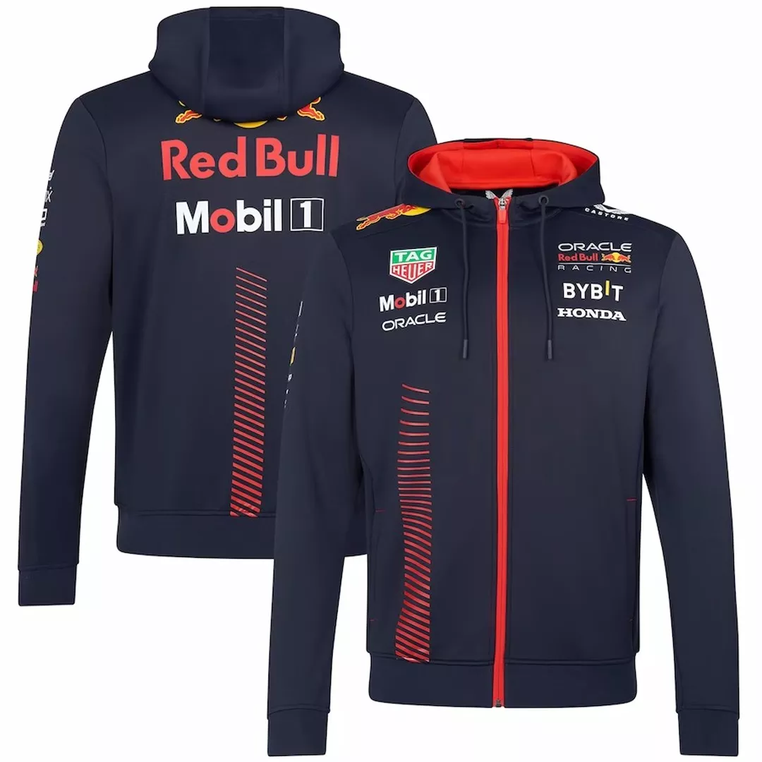 Oracle Red Bull F1 Racing Team Full Zip Hoodie 2023