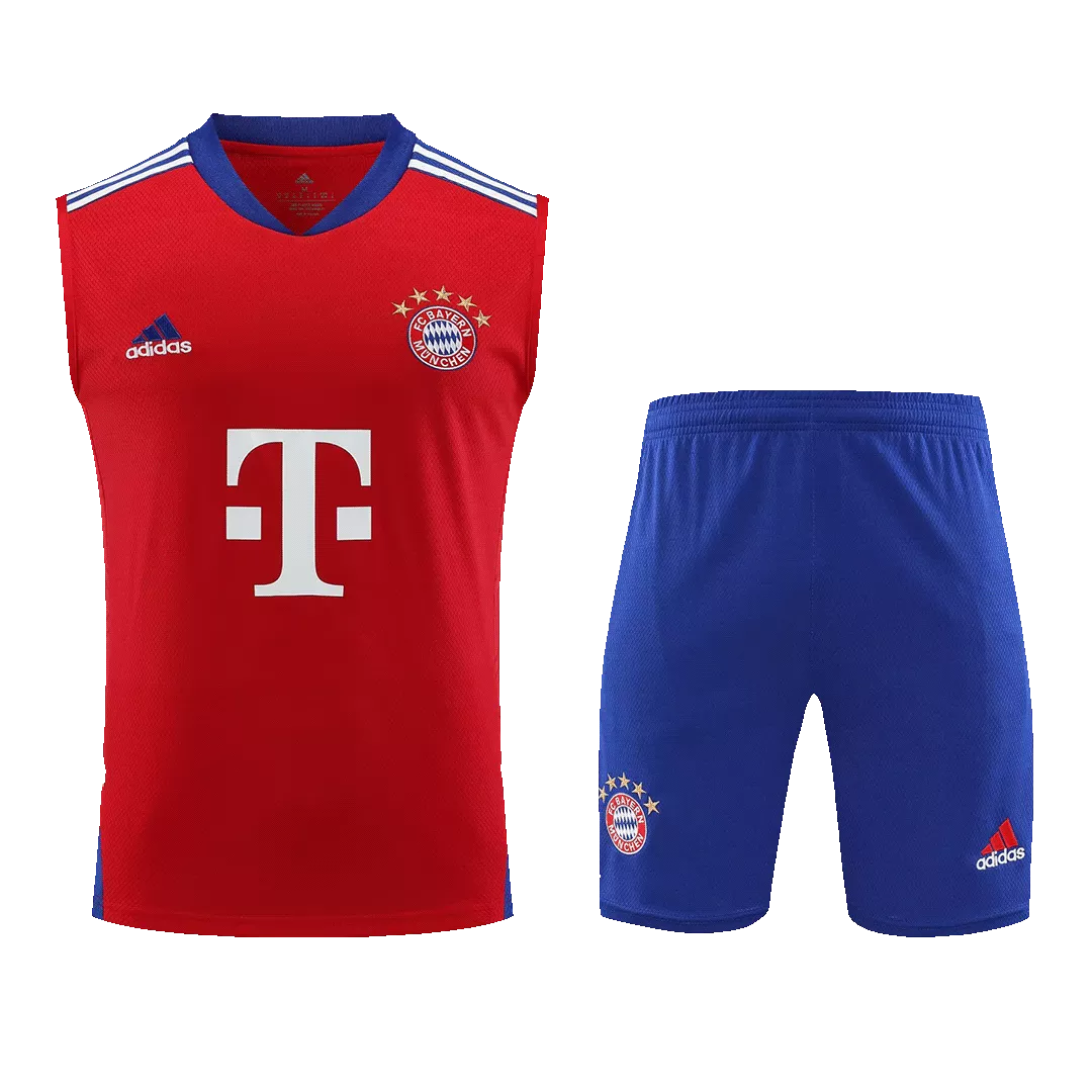 Bayern Munich Sleeveless Training Kit (Top+Shorts) 2023/24