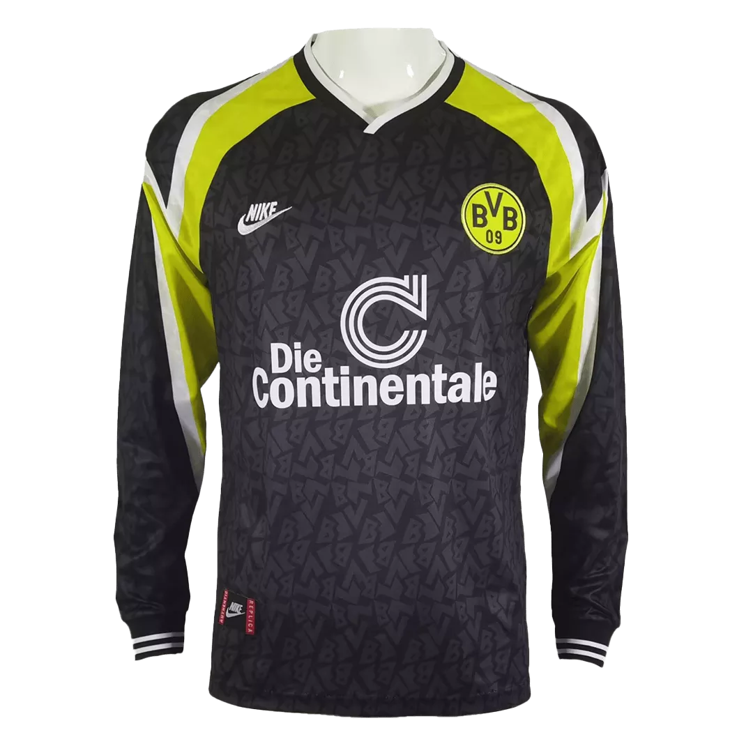 Borussia Dortmund Classic Football Shirt Away Long Sleeve 1995/96