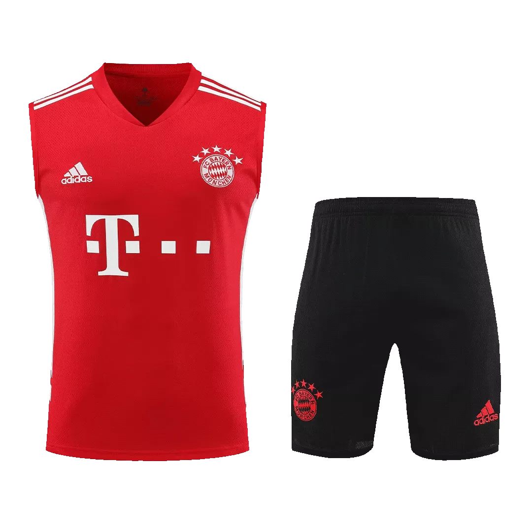 Bayern Munich Sleeveless Training Kit (Top+Shorts) 2023/24